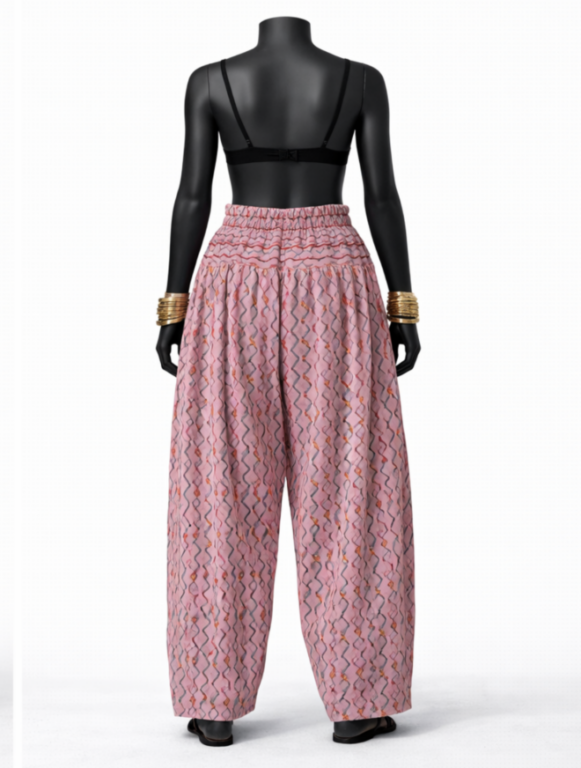 Pink Geometric Salwar - Image 2