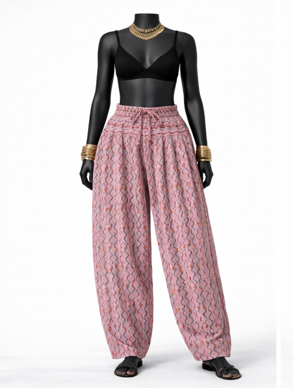 Pink Geometric Salwar - Costumepeti