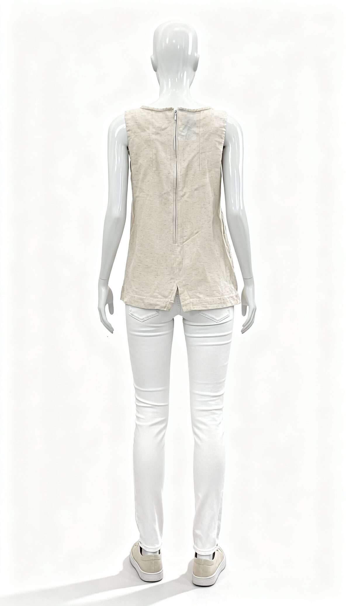 Beige Strapless Bustier Dress/Top