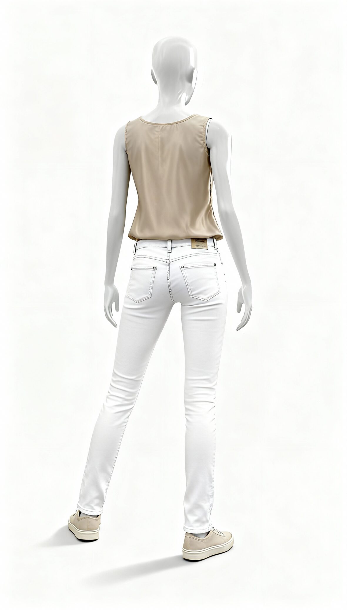 Beige Sleeveless Inner Camisole