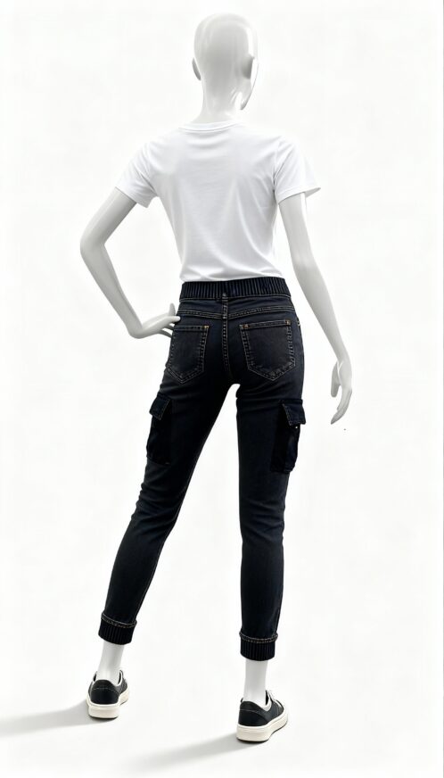 Dark Blue Distressed Jeans - Costumepeti