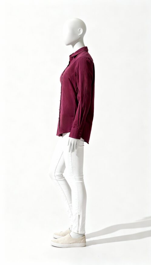 Solid Full Sleeve Western Wear Top - Costumepeti