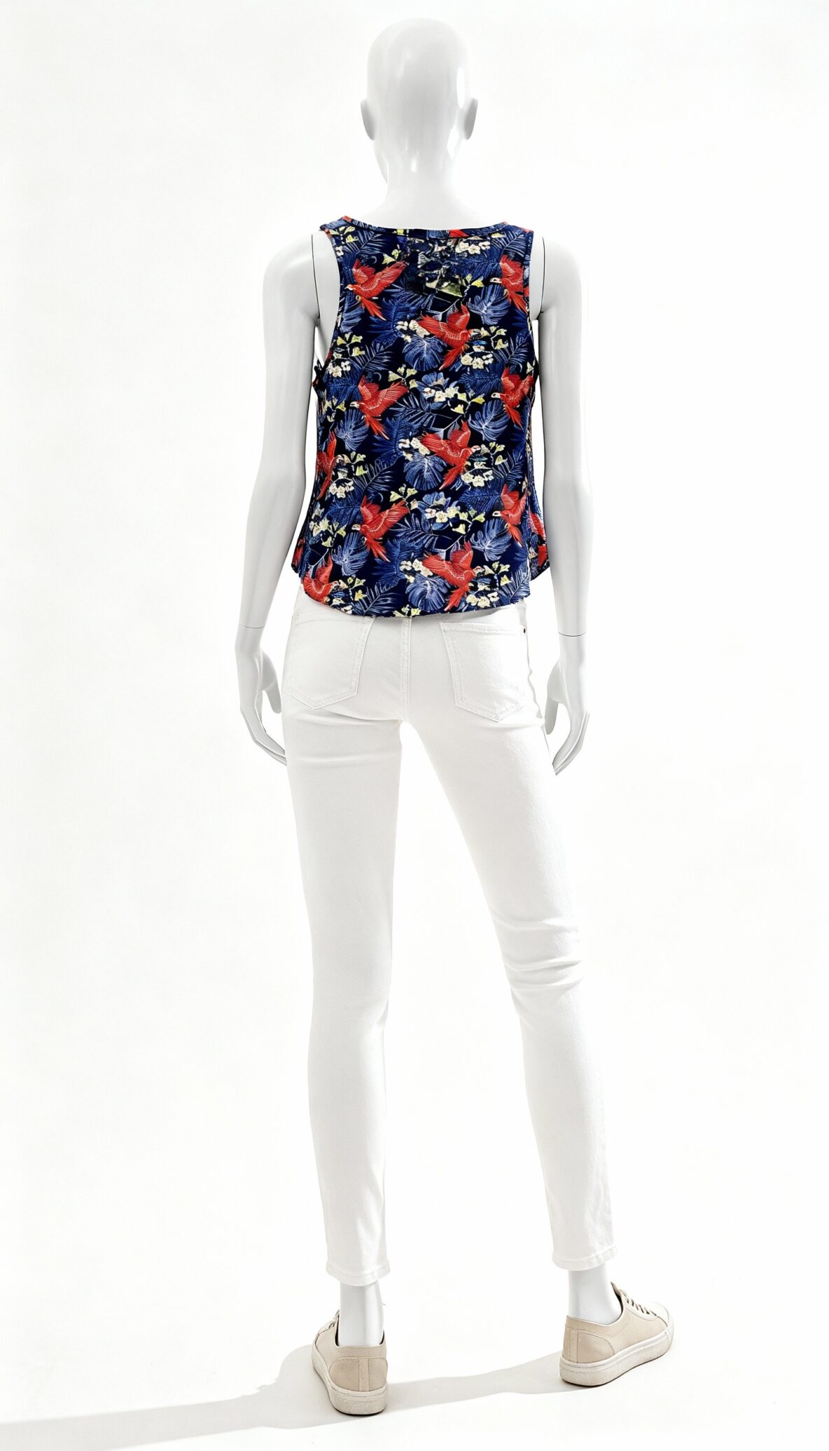 Women Printed Crop Top - Costumepeti