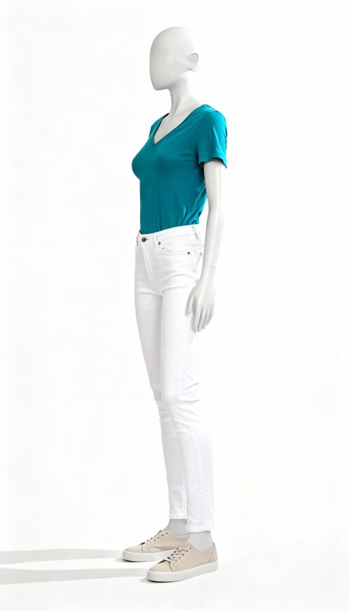 Women Teal T-Shirt - Costumepeti