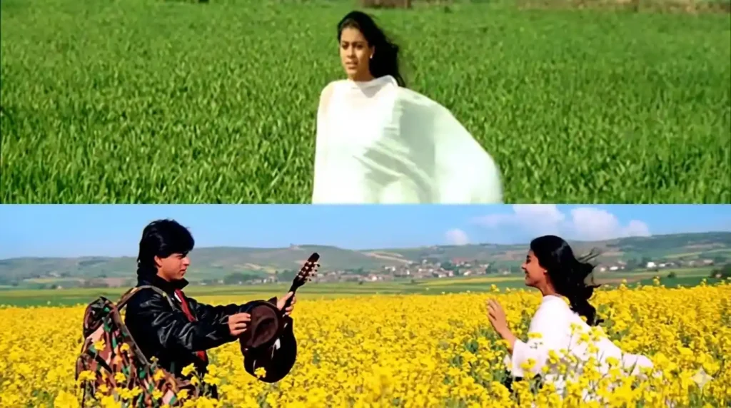 Continuity Error examples: from the movie DDLJ
