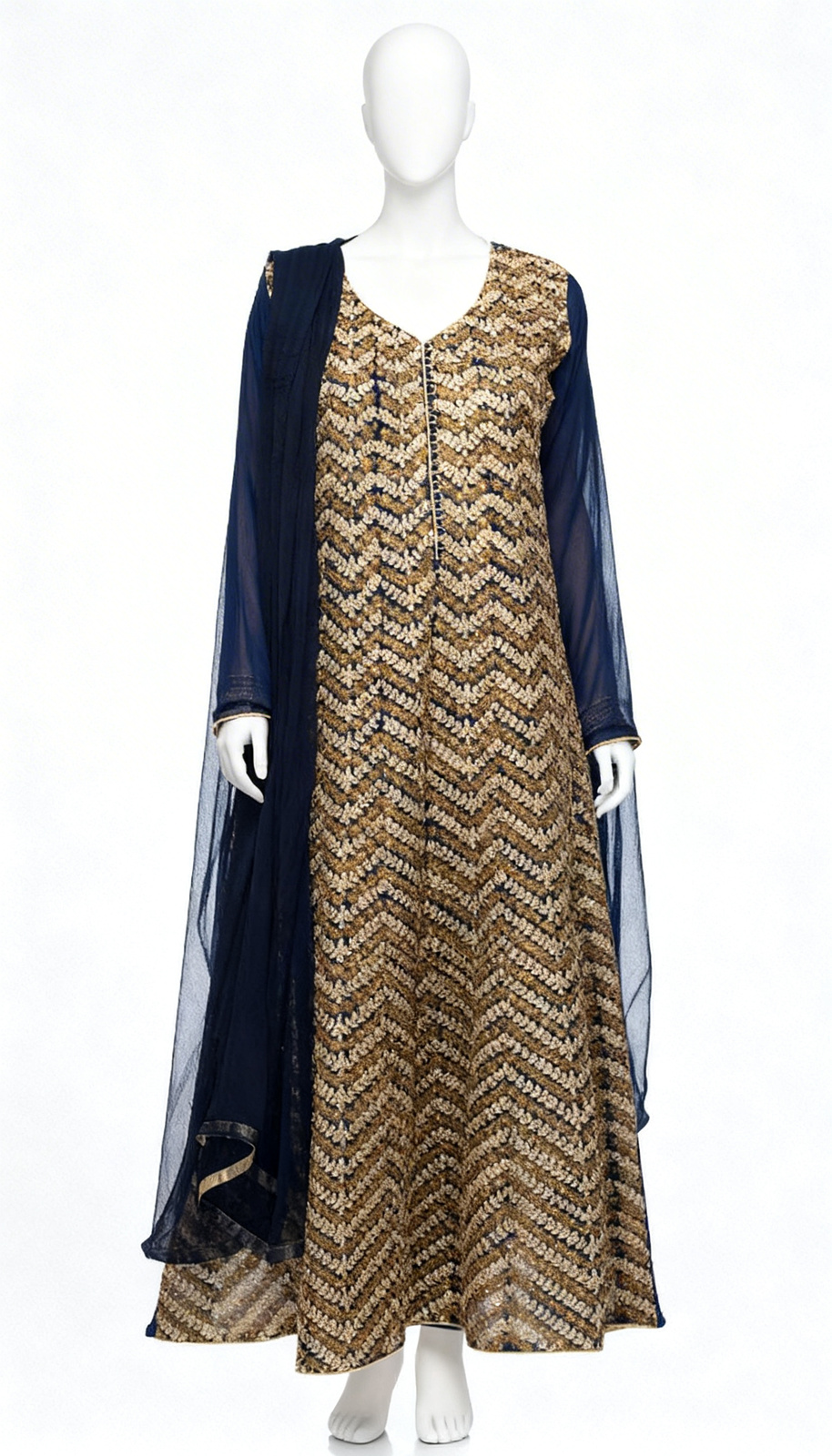 Full Embroidered Kurta Set