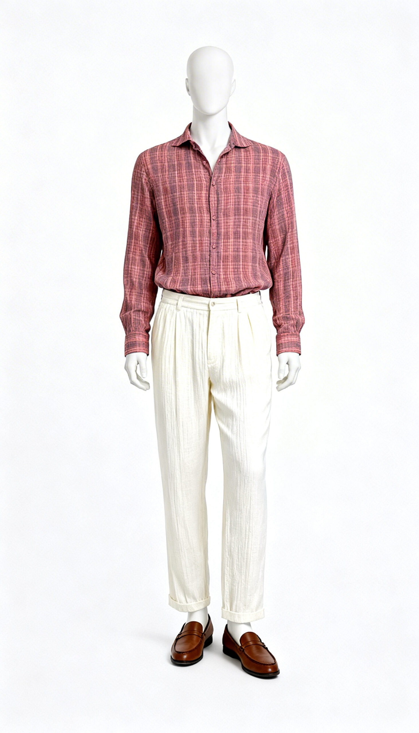 Red Checked Casual Shirt (Worn by Kartik Aaryan in Satyaprem ki Katha)