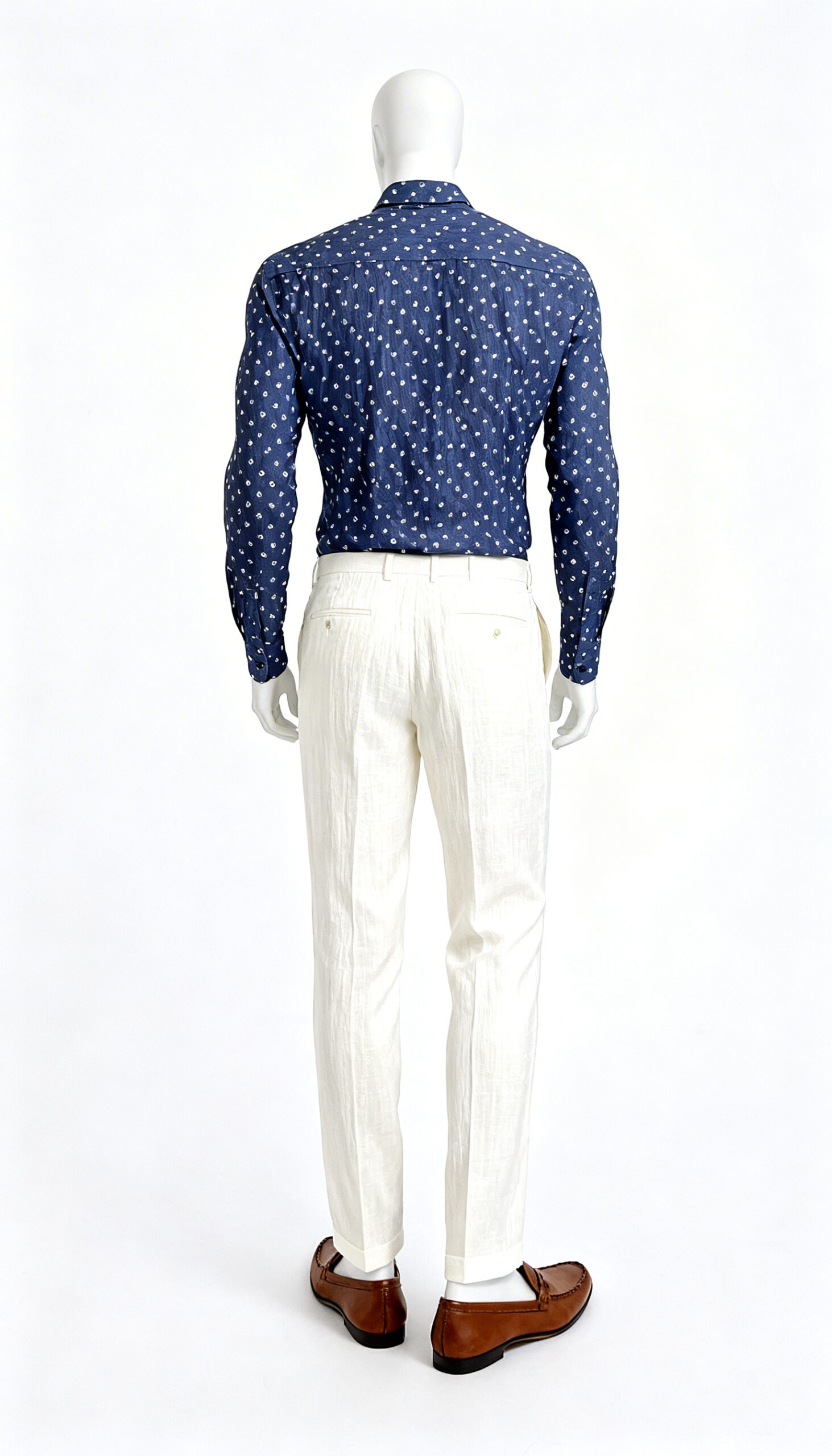 Blue Printed Casual Shirt (Worn by Kartik Aaryan in Satyaprem ki Katha) - Image 2