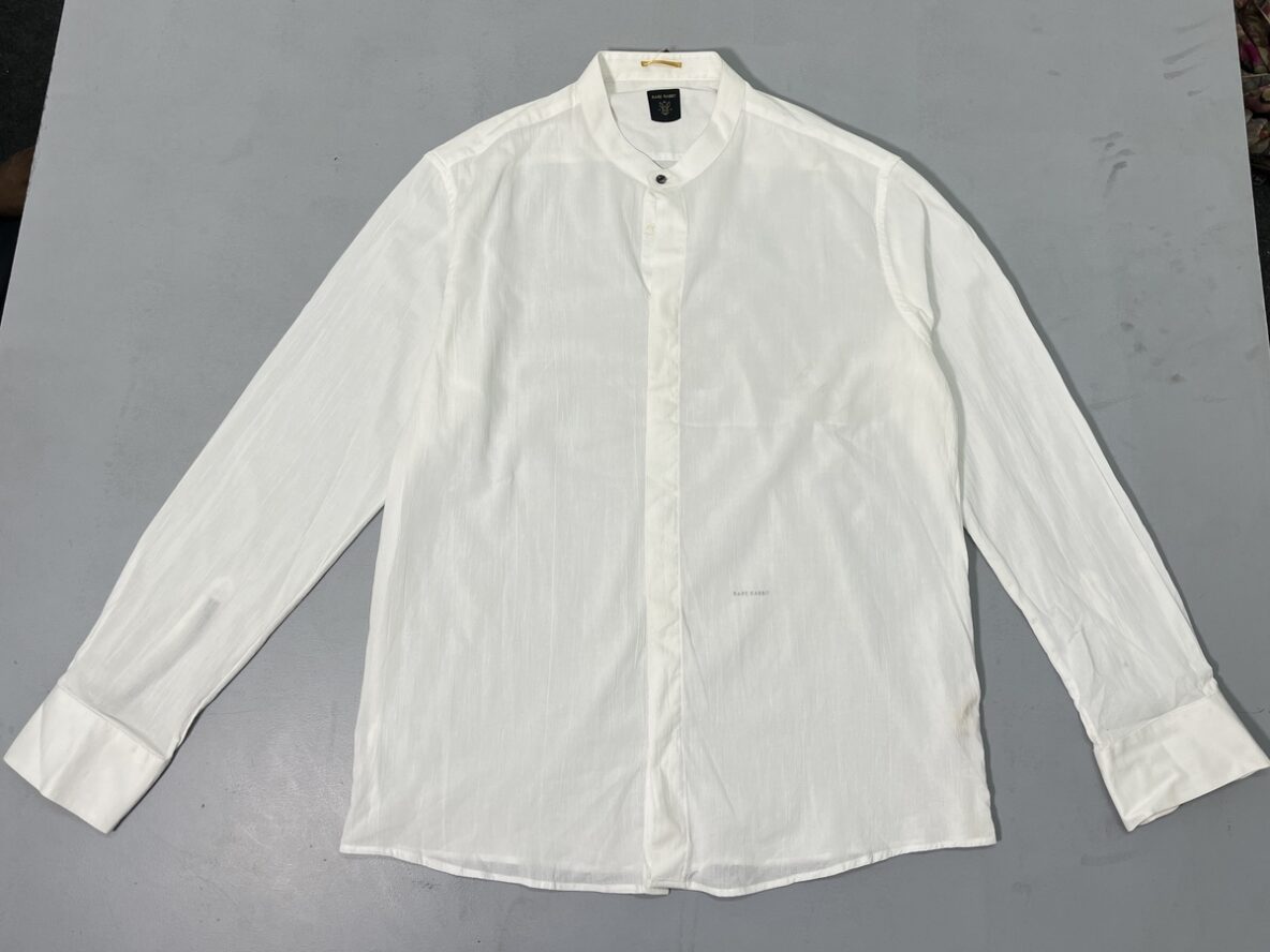 White Solid Formal Shirt