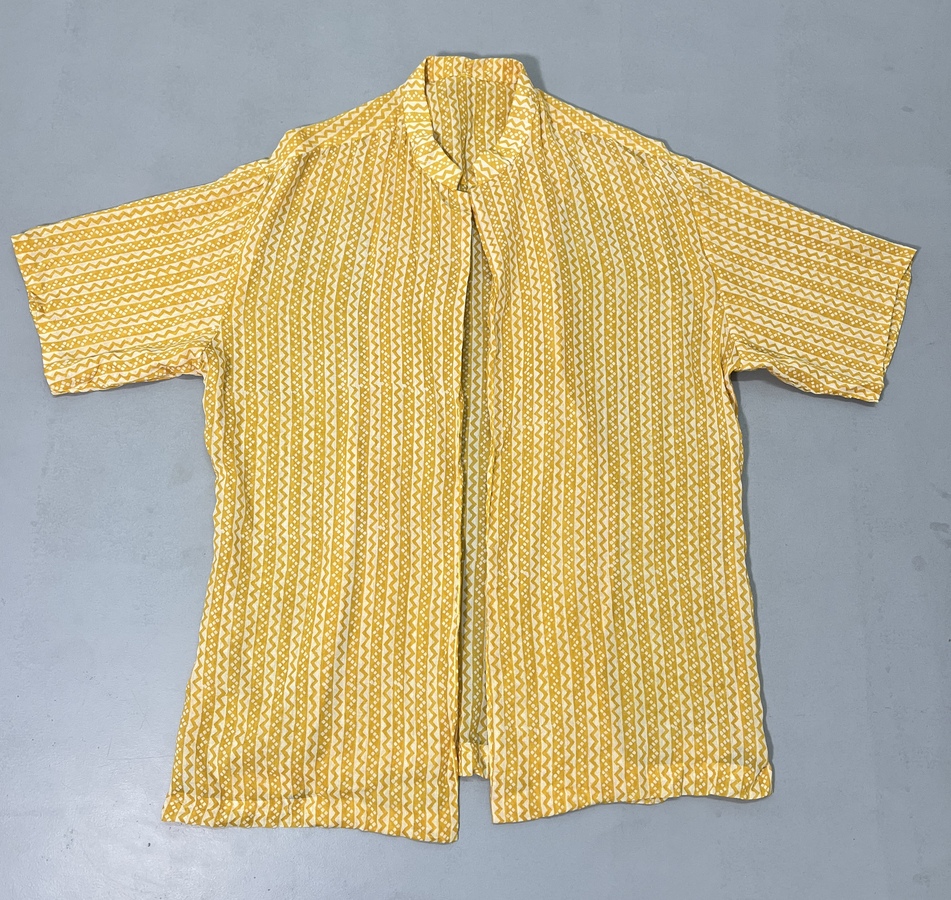 Yellow Printed Casual Shirt - Image 3
