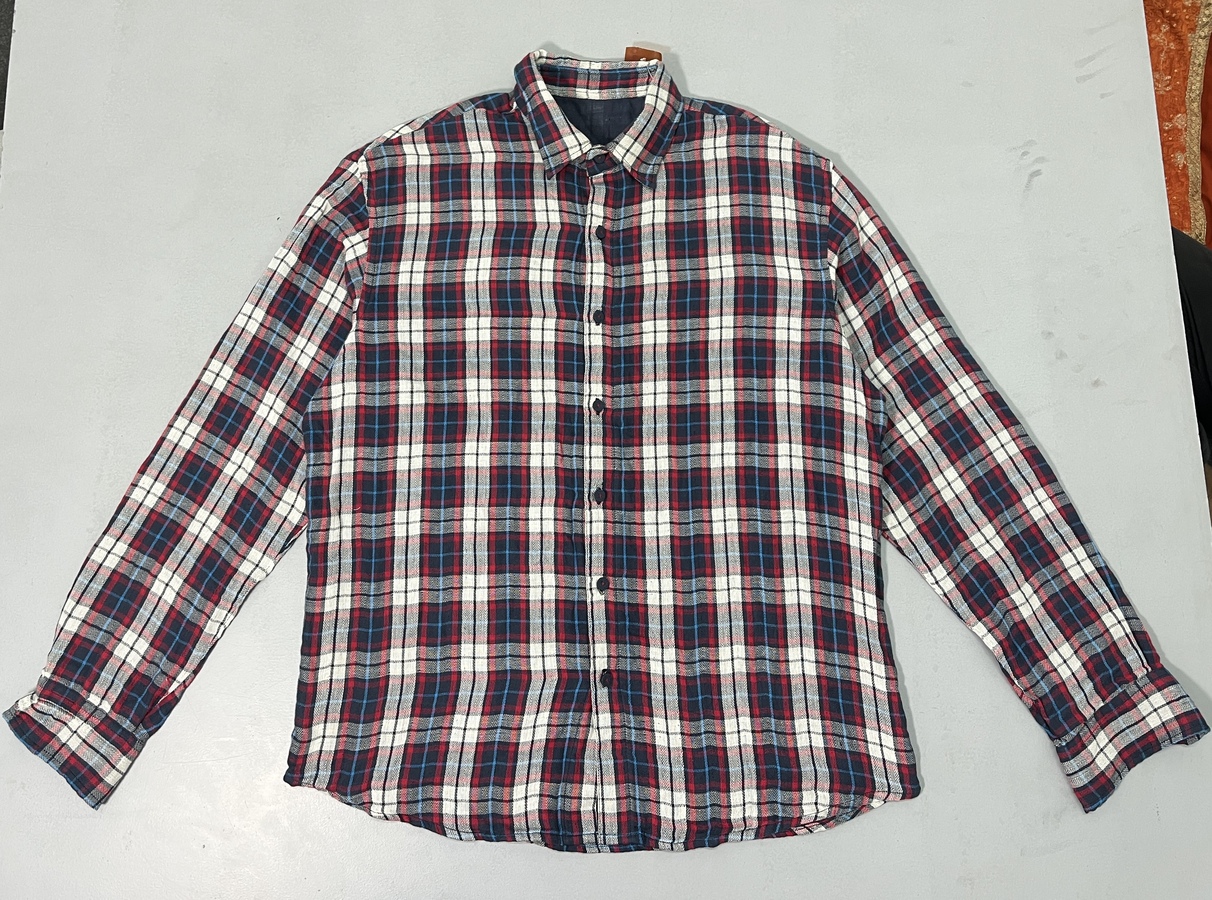 Red Blue Checked Shirt - Image 4