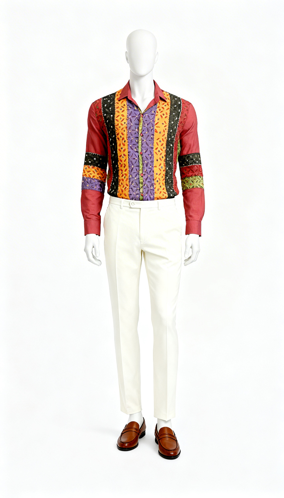 Multicolor Patchwork Shirt