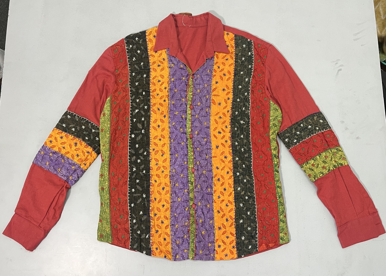 Multicolor Patchwork Shirt - Image 4