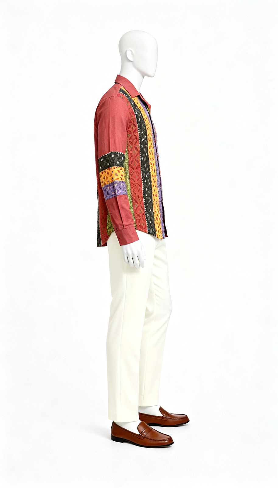 Multicolor Patchwork Shirt - Image 3