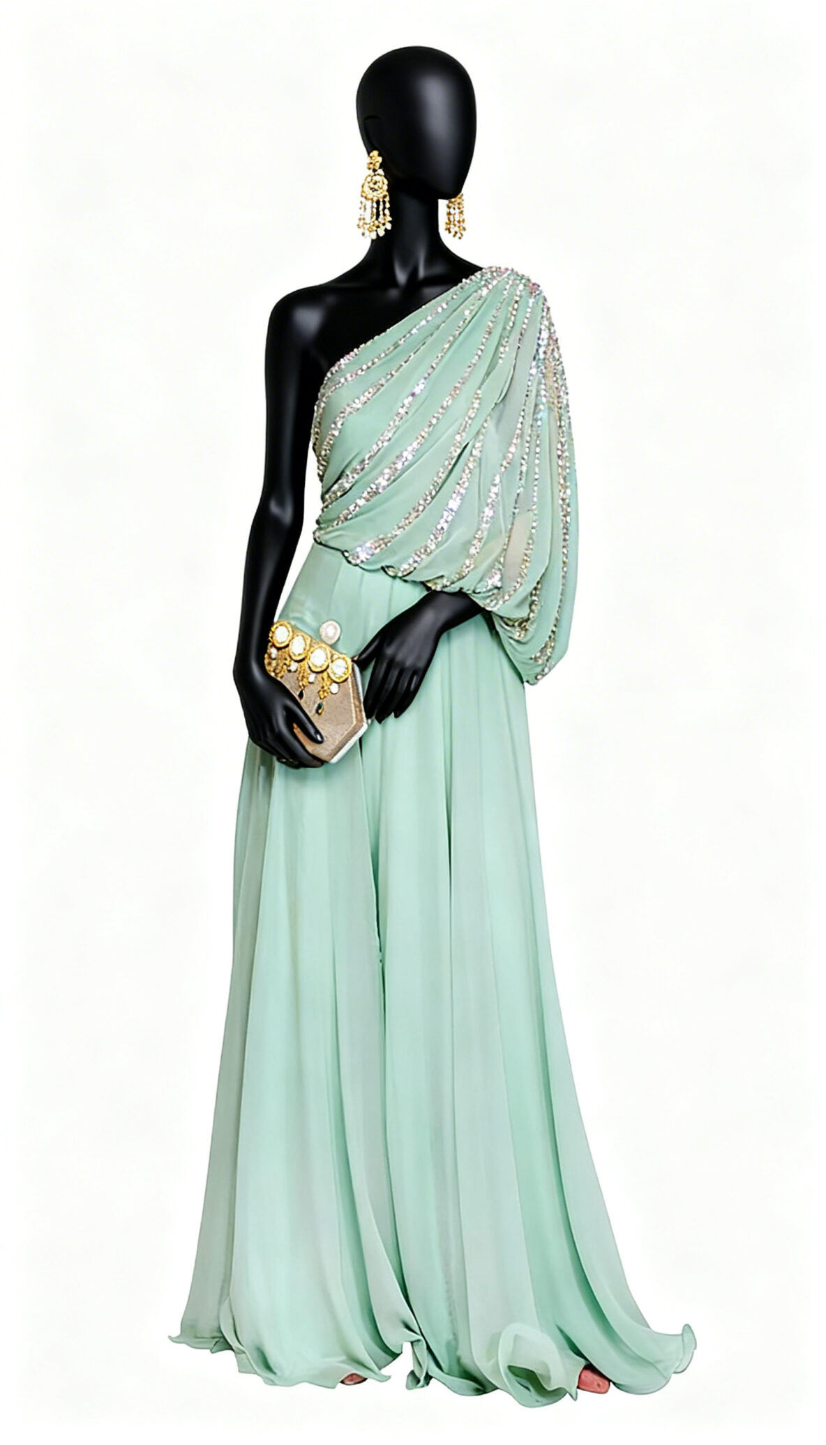 One Shoulder Western Dress - Costumepeti