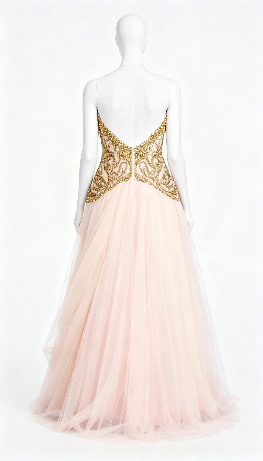 Powder Pink Western Dress - Costumepeti