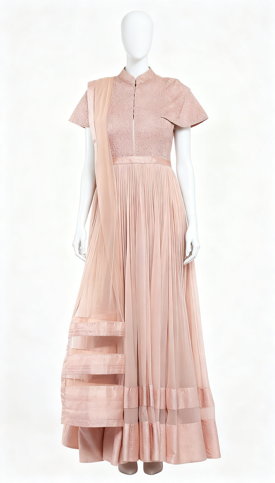 Pink Anarkali Set - Costumepeti