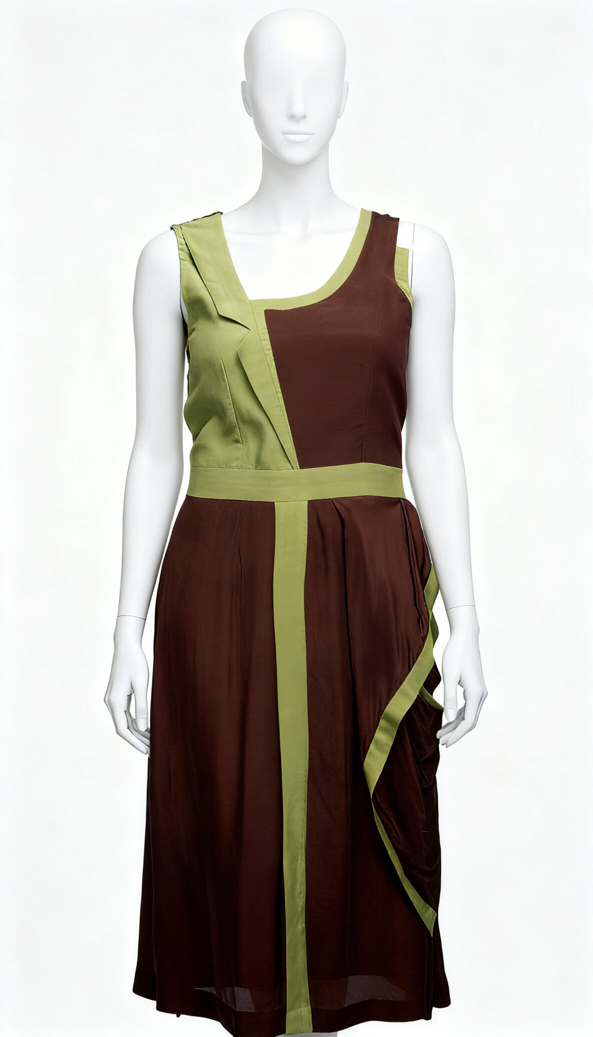 Dual Tone Tunic Western Dress - Costumepeti