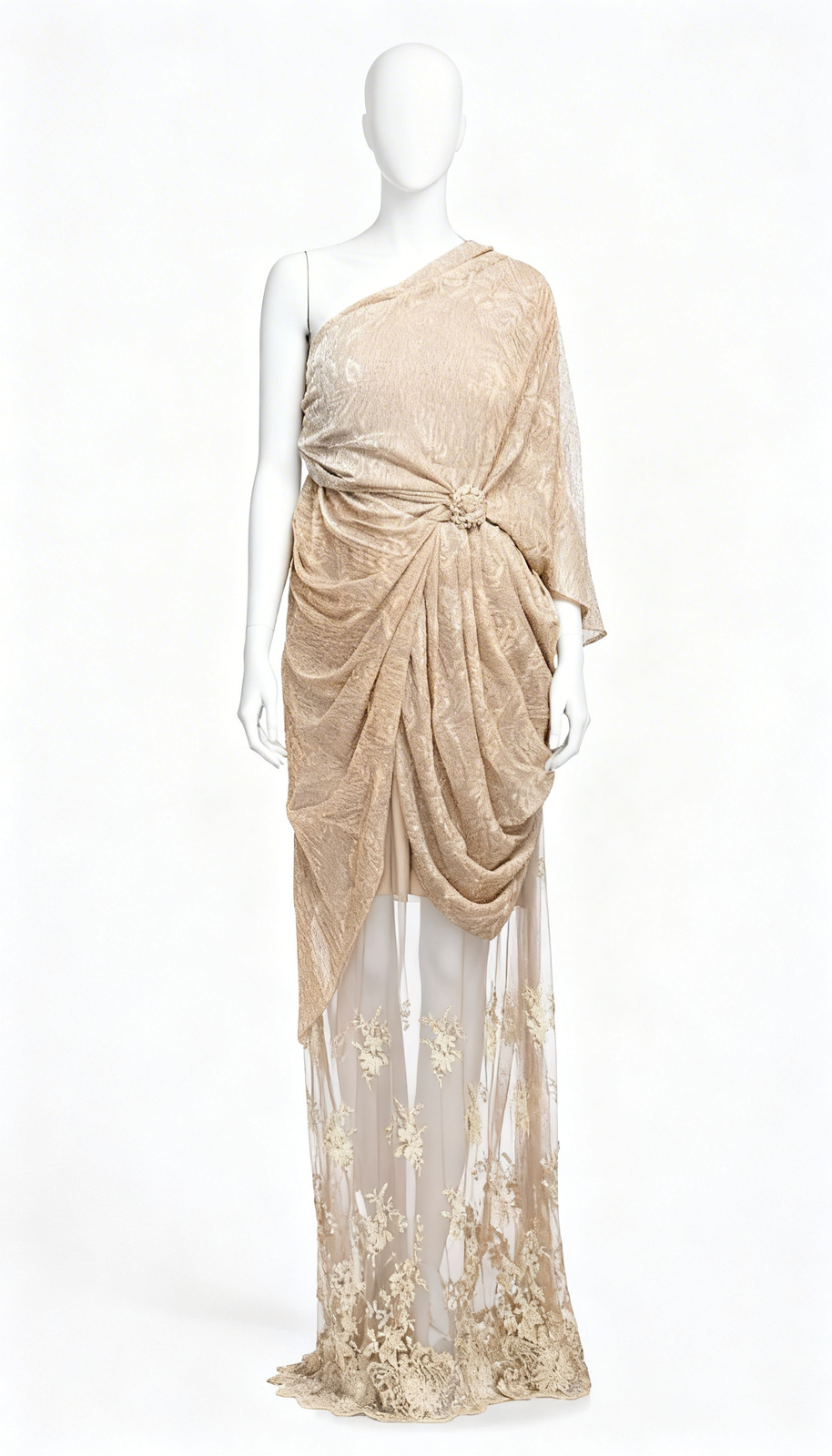 Drape Western Dress