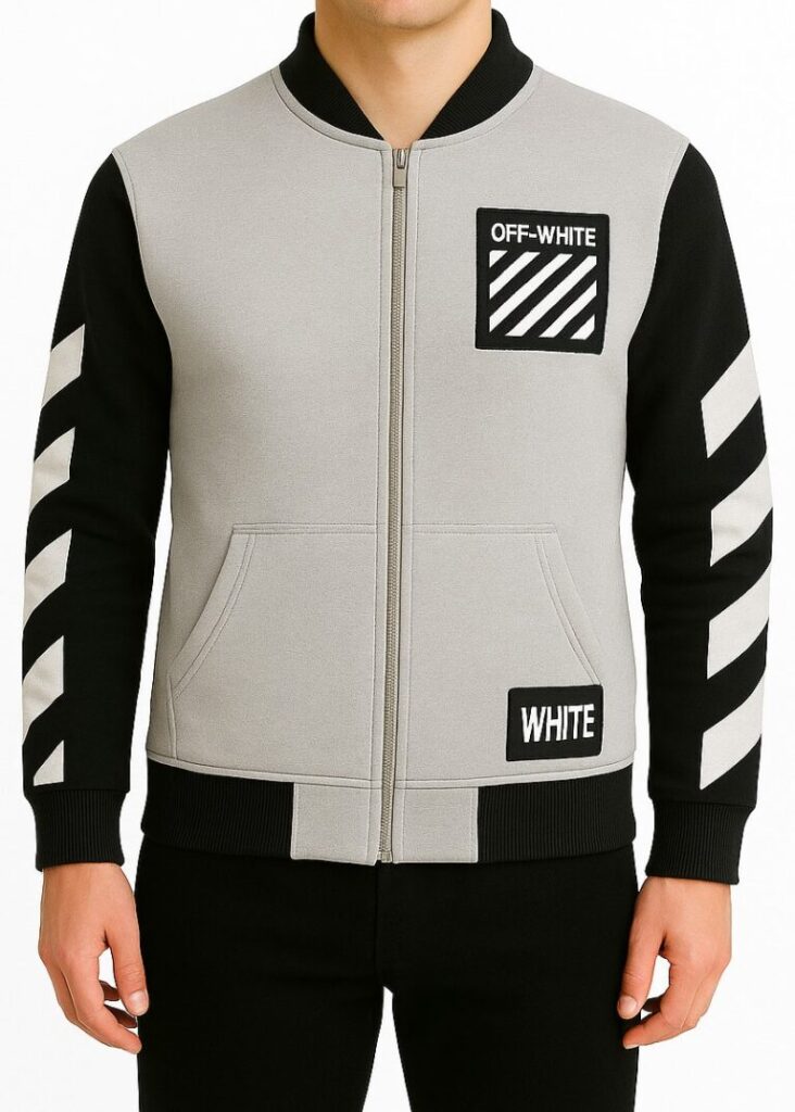Off-White Bomber Jacket:  Trending jackets for men at Costumepeti