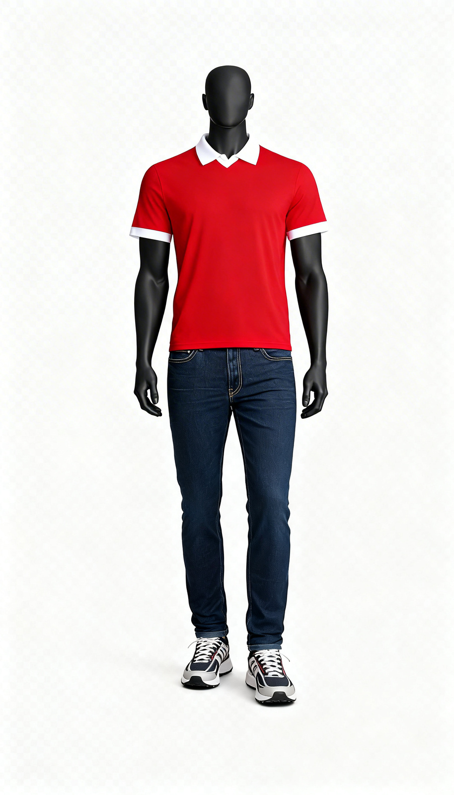 Dark Blue Clean Slim Denim