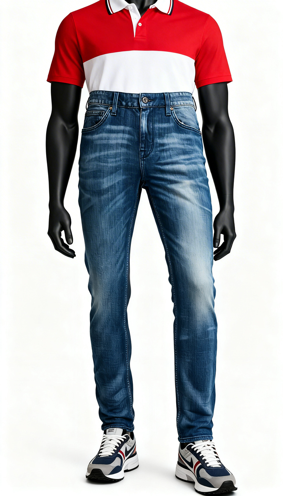 Blue Slim Fit Denim