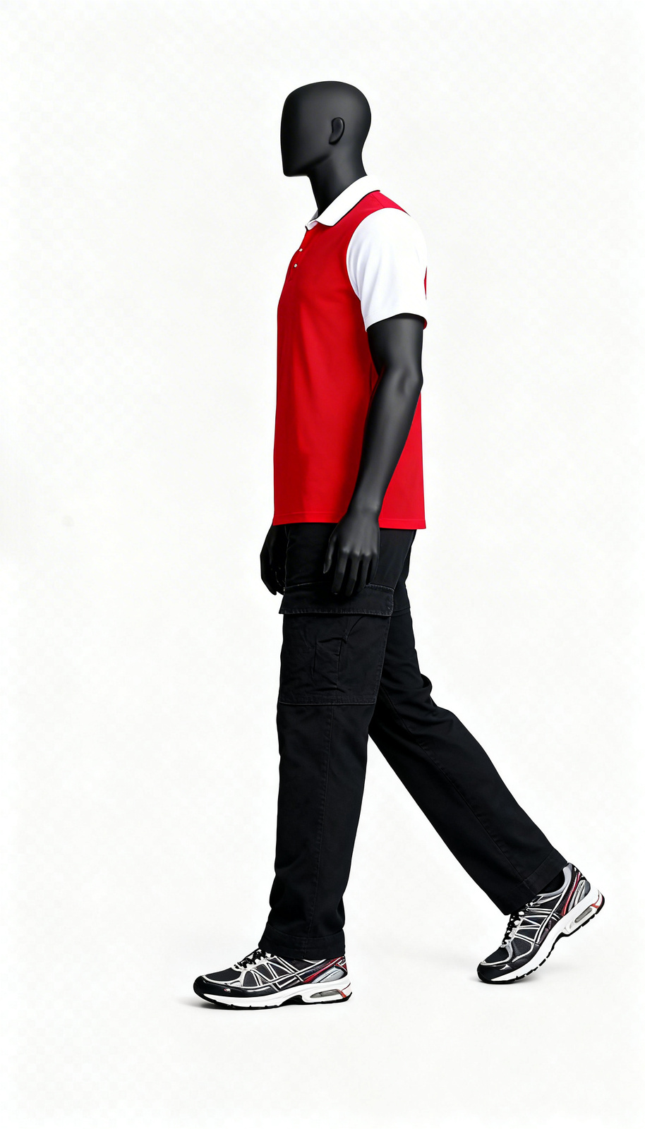 Black Cargo Utility Pants