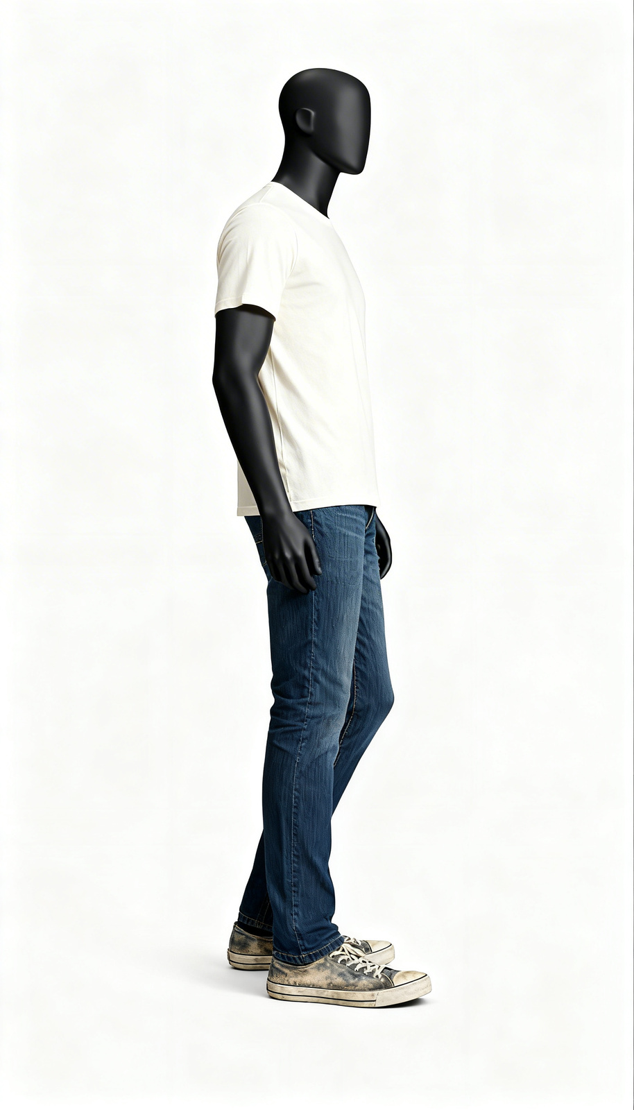 Dark Blue Slim Fit Jeans - Image 3