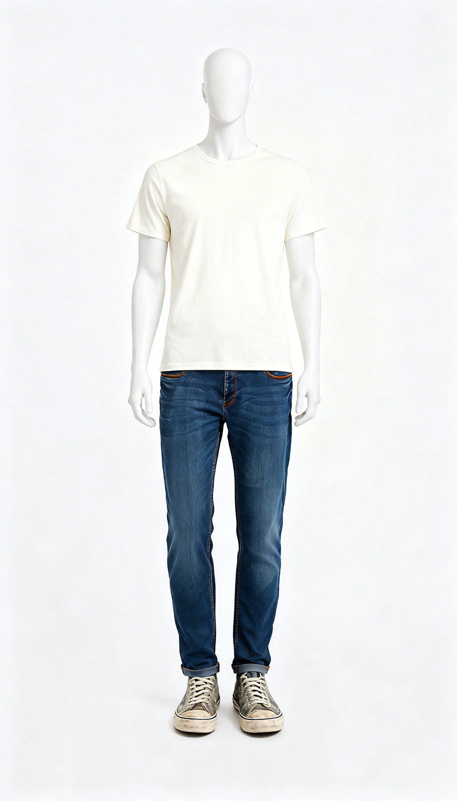 Plus Size Dark Blue Denim