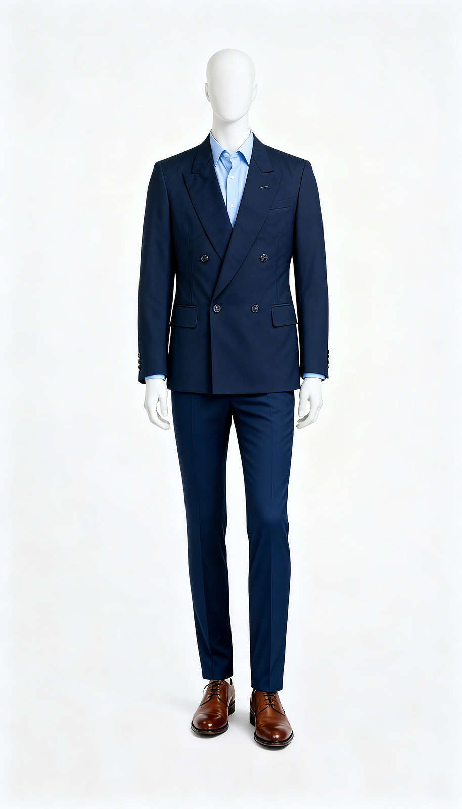 Green Double-Breasted Classic Blazer