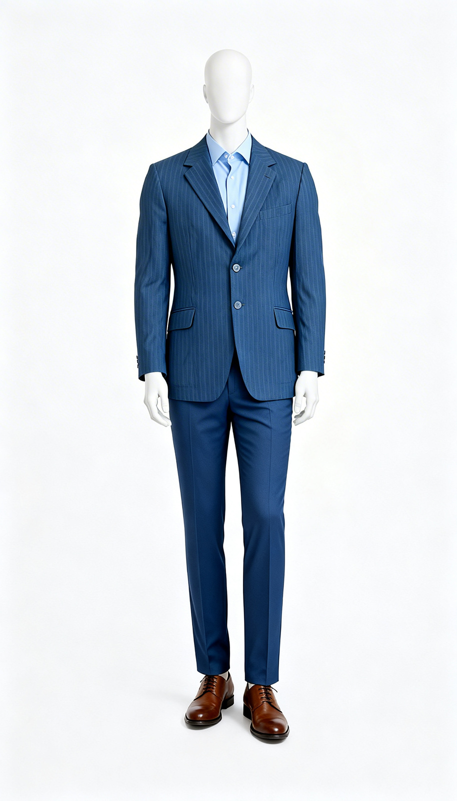 The Power Stripe Teal Blazer