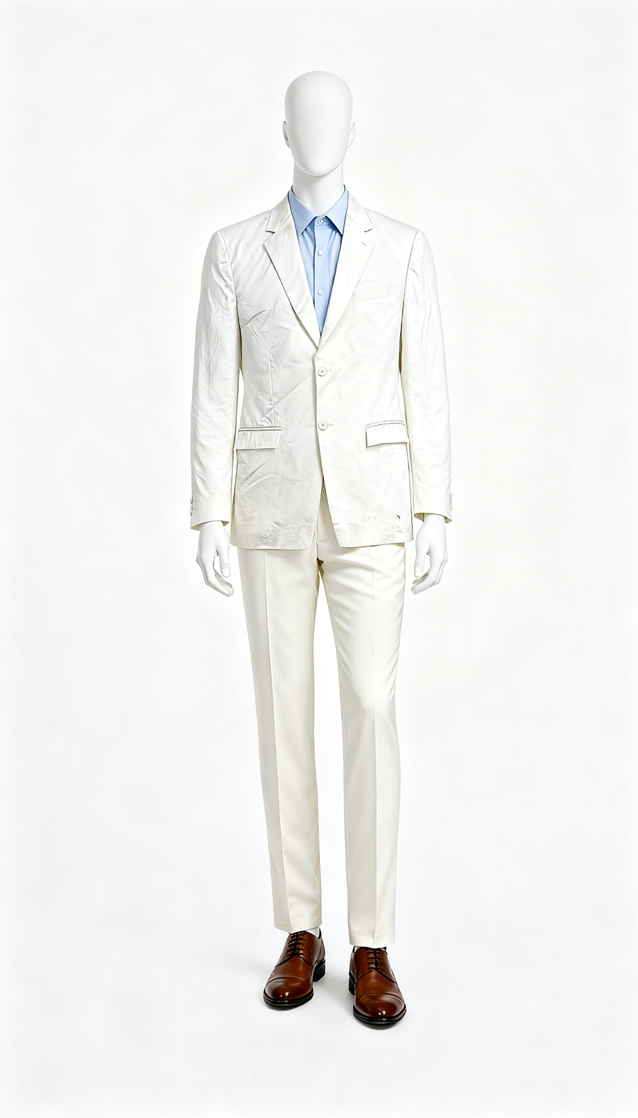 The Riviera White Linen Blend Blazer