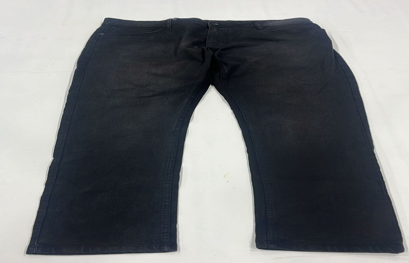 Black Straight Fit Denim Jeans - Image 5