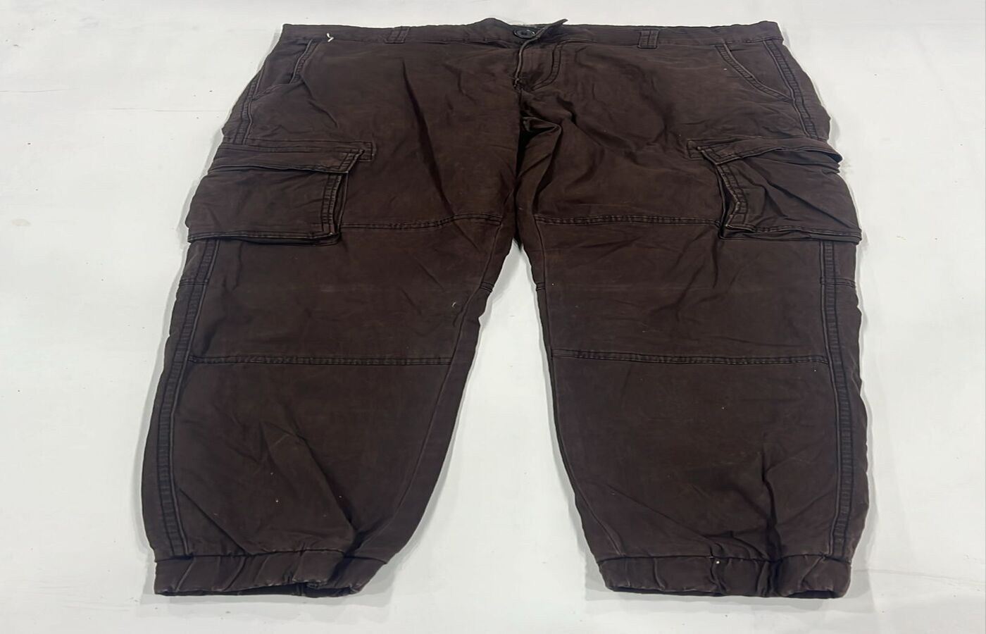 Brown Cargo Jogger Style Jeans - Image 5