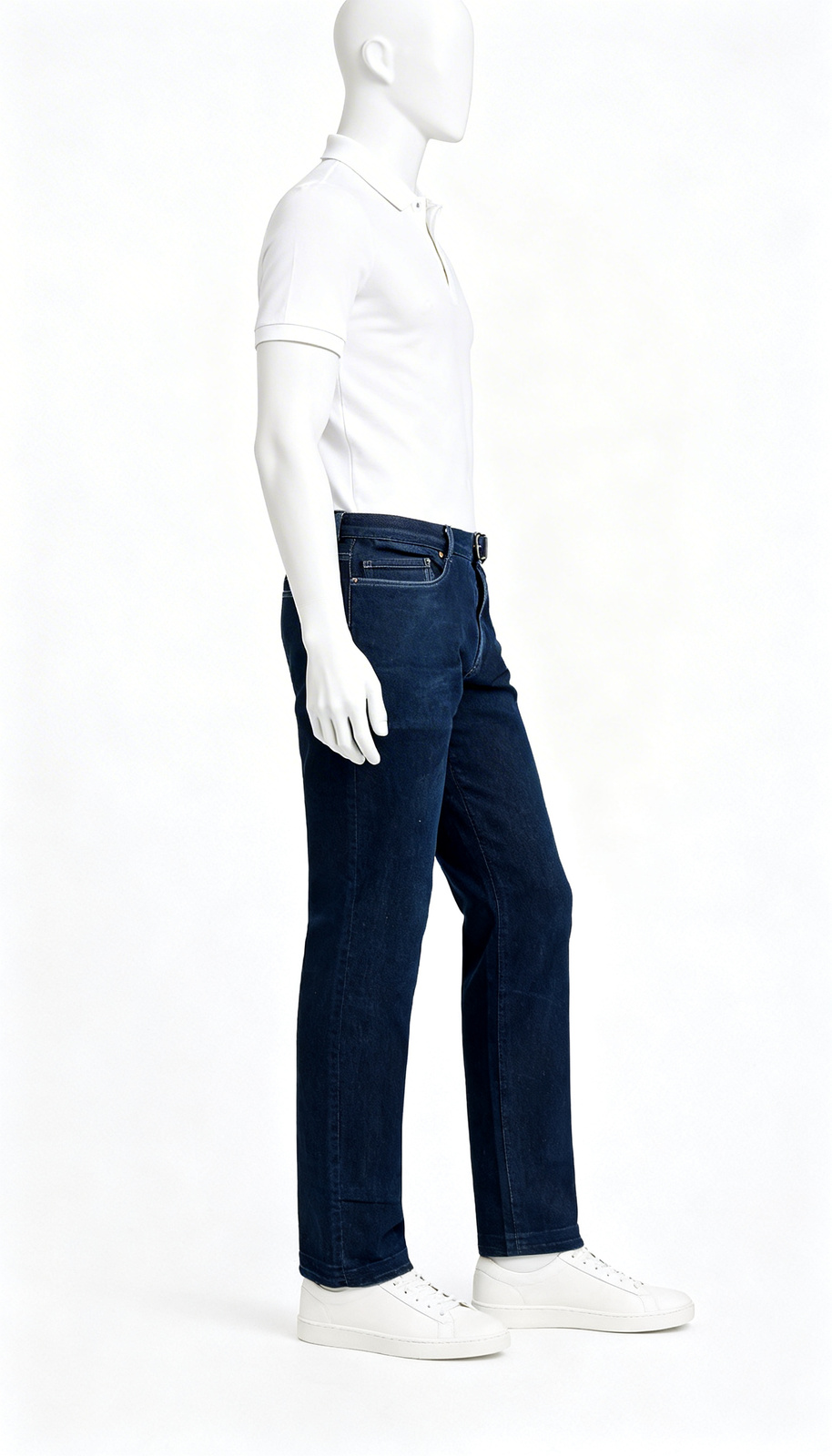 Dark Navy Straight Fit Jeans - Image 3