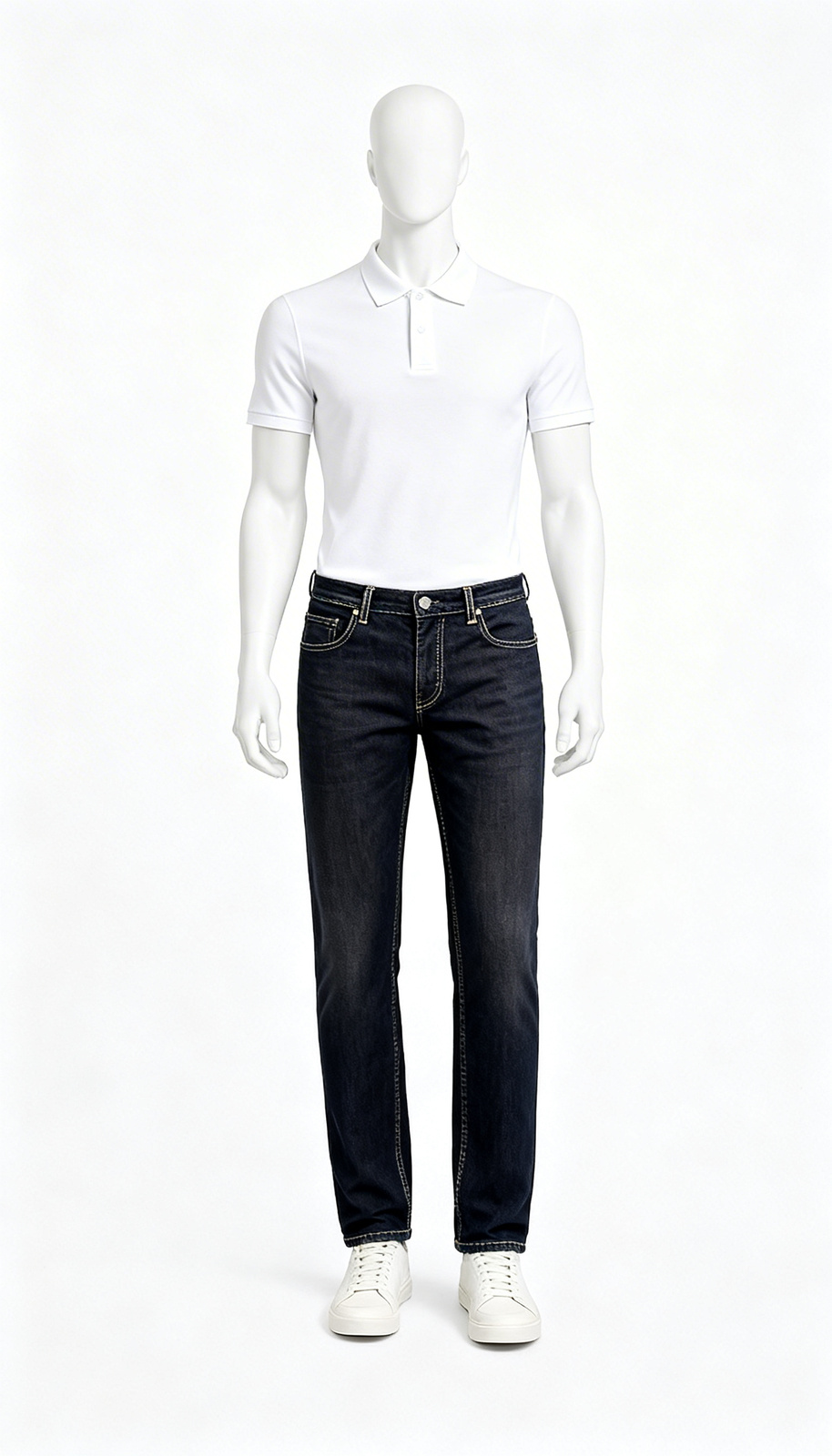 Classic Brown Corduroy Straight Jeans