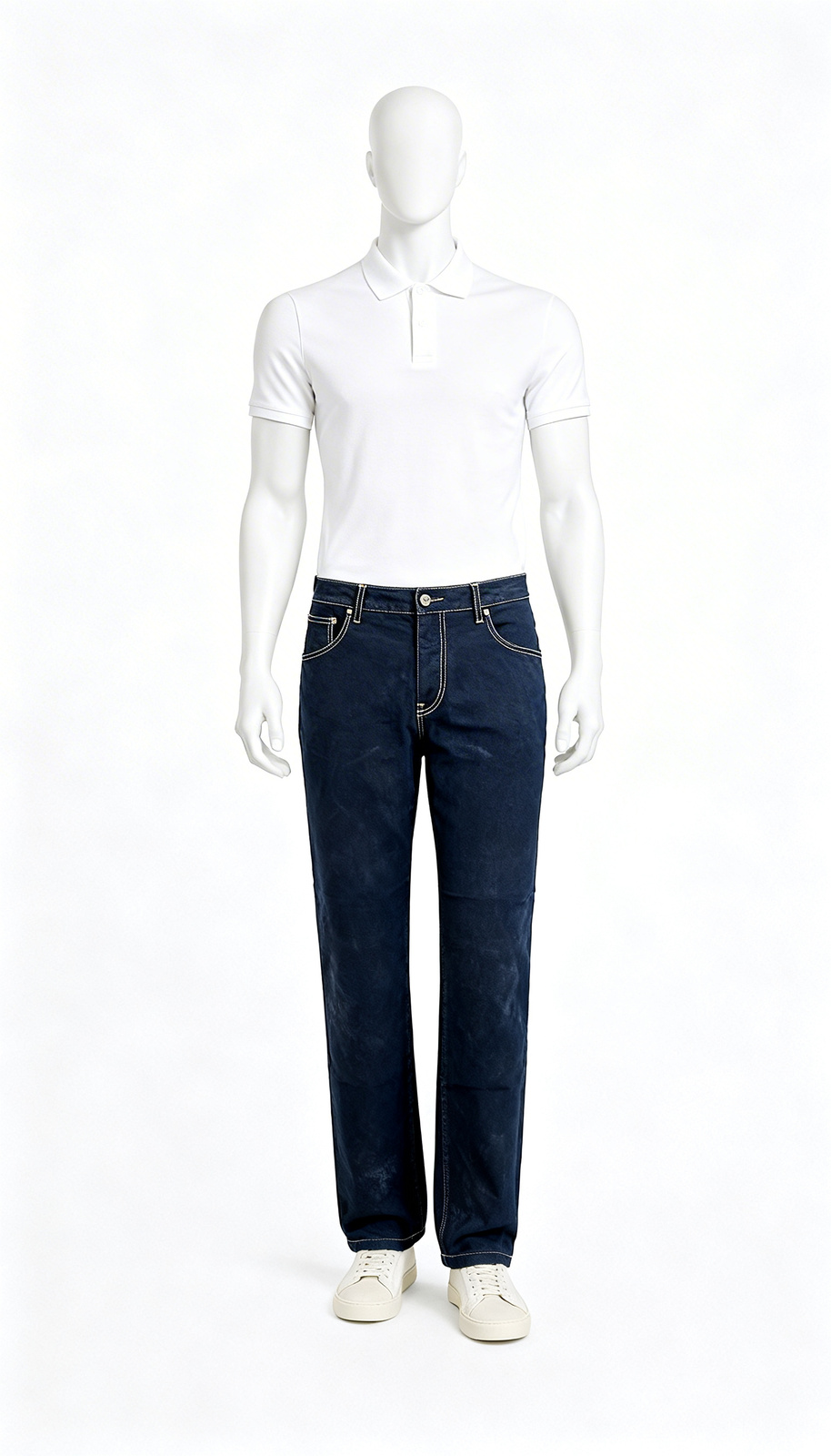 Navy Classic Straight Fit Jeans