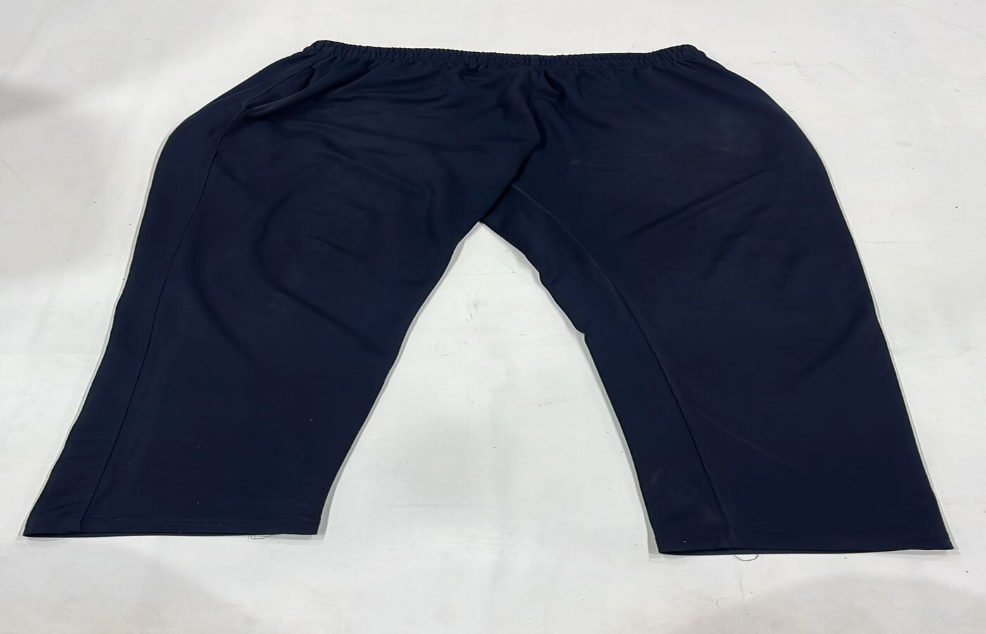 Men’s Navy Relaxed-Fit Solid Track Pants - Image 5