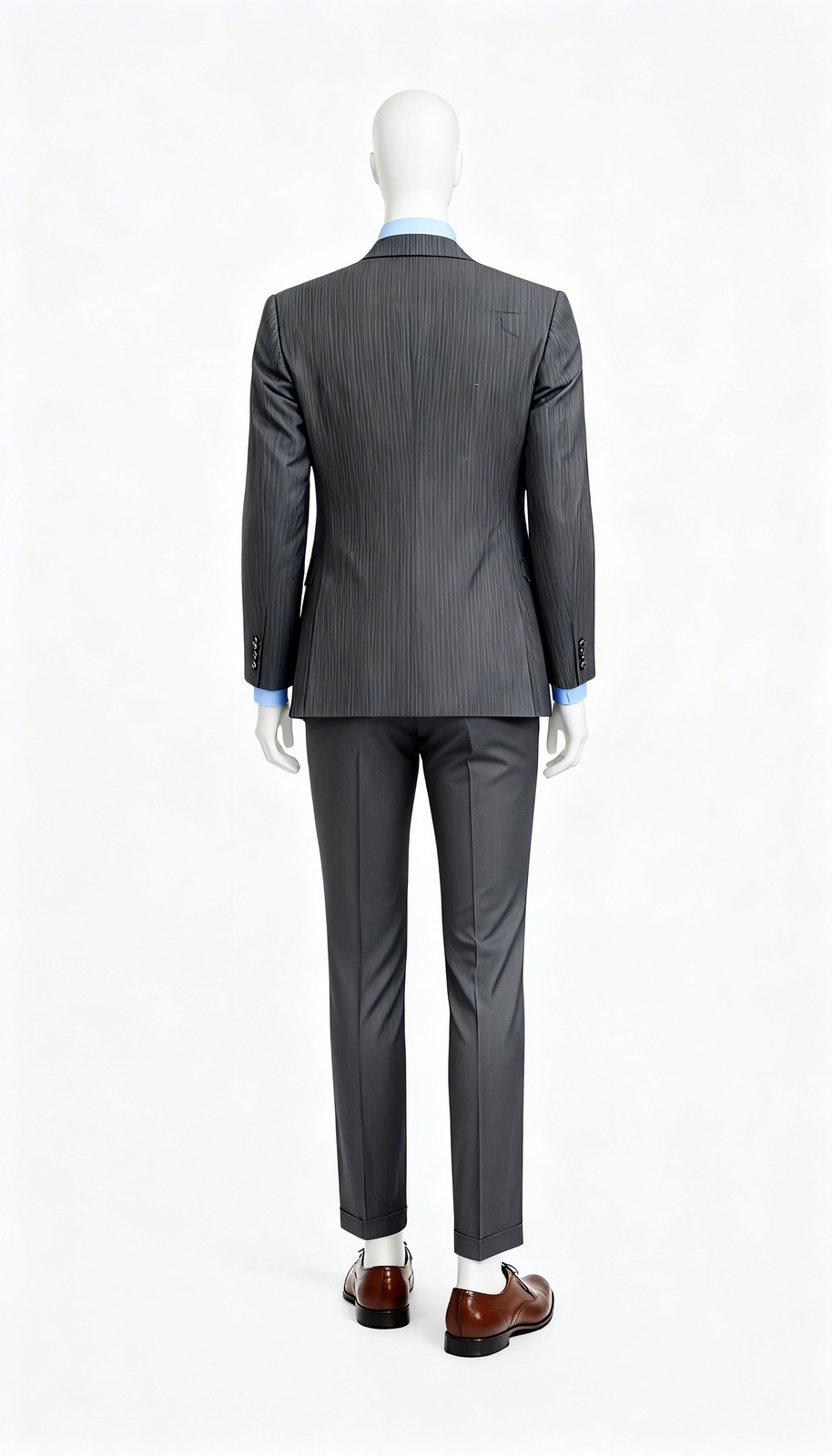 The Authority Pinstripe Three-Button Blazer
