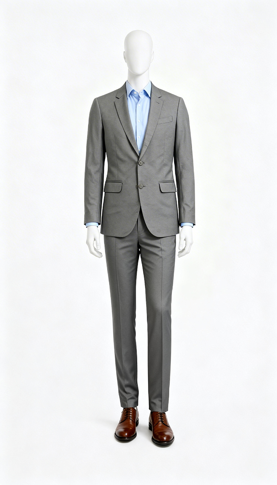 The Essential Mid-Grey Business Blazer