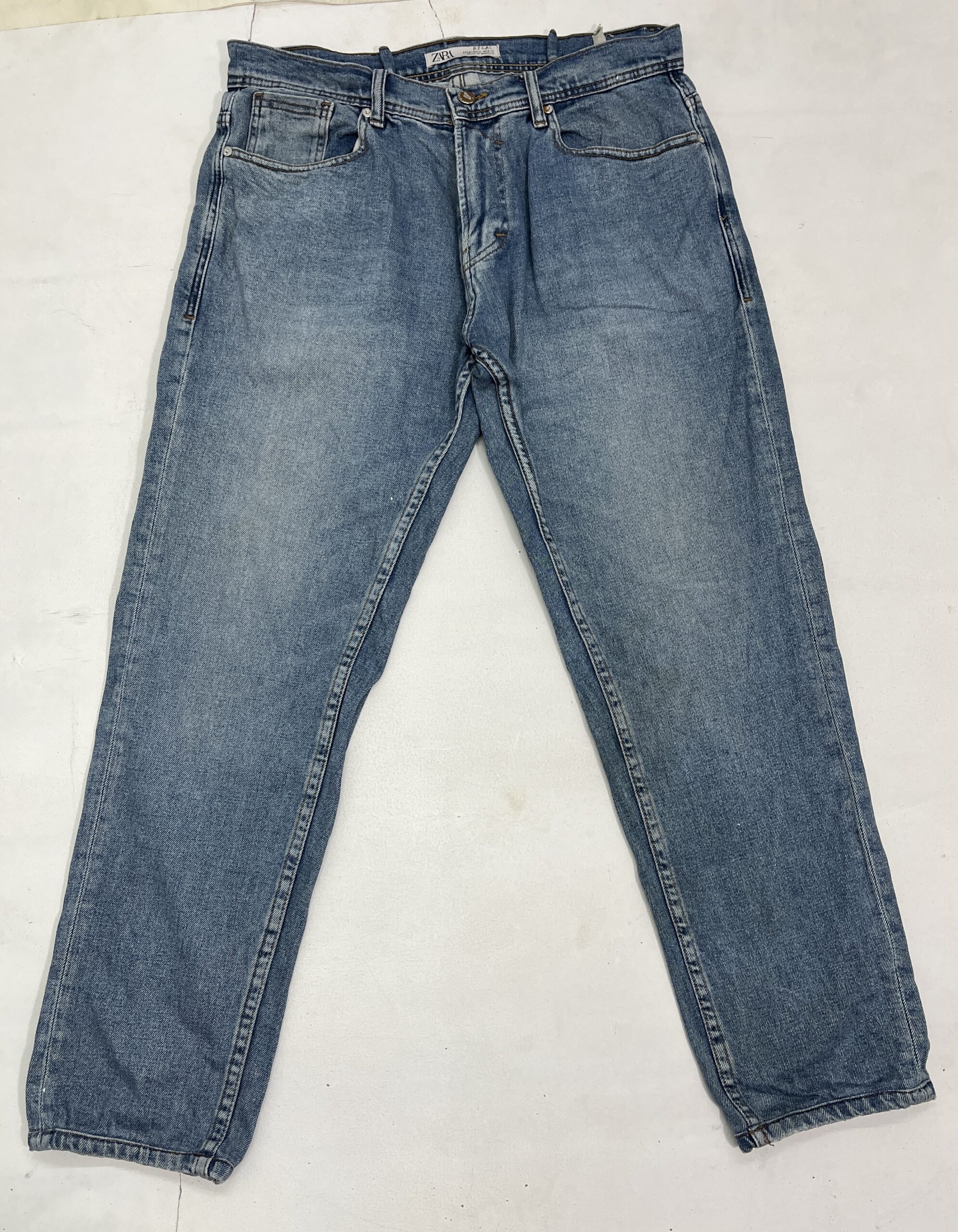 Mid Blue Denim Jeans - Image 4