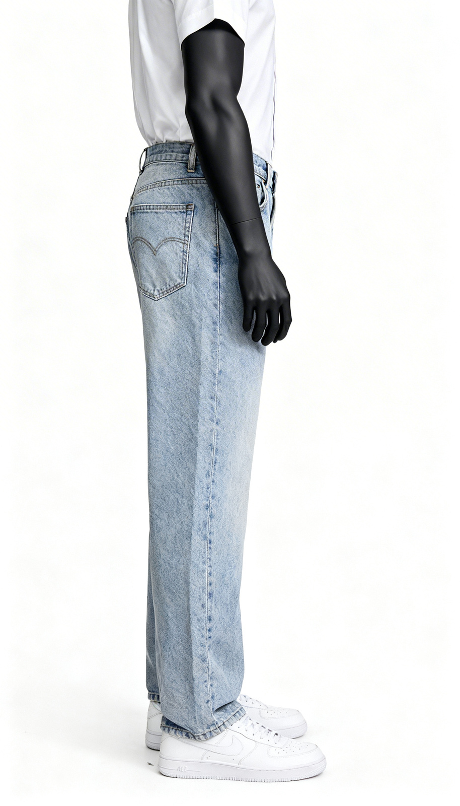 Light Blue Denim Jeans - Image 3