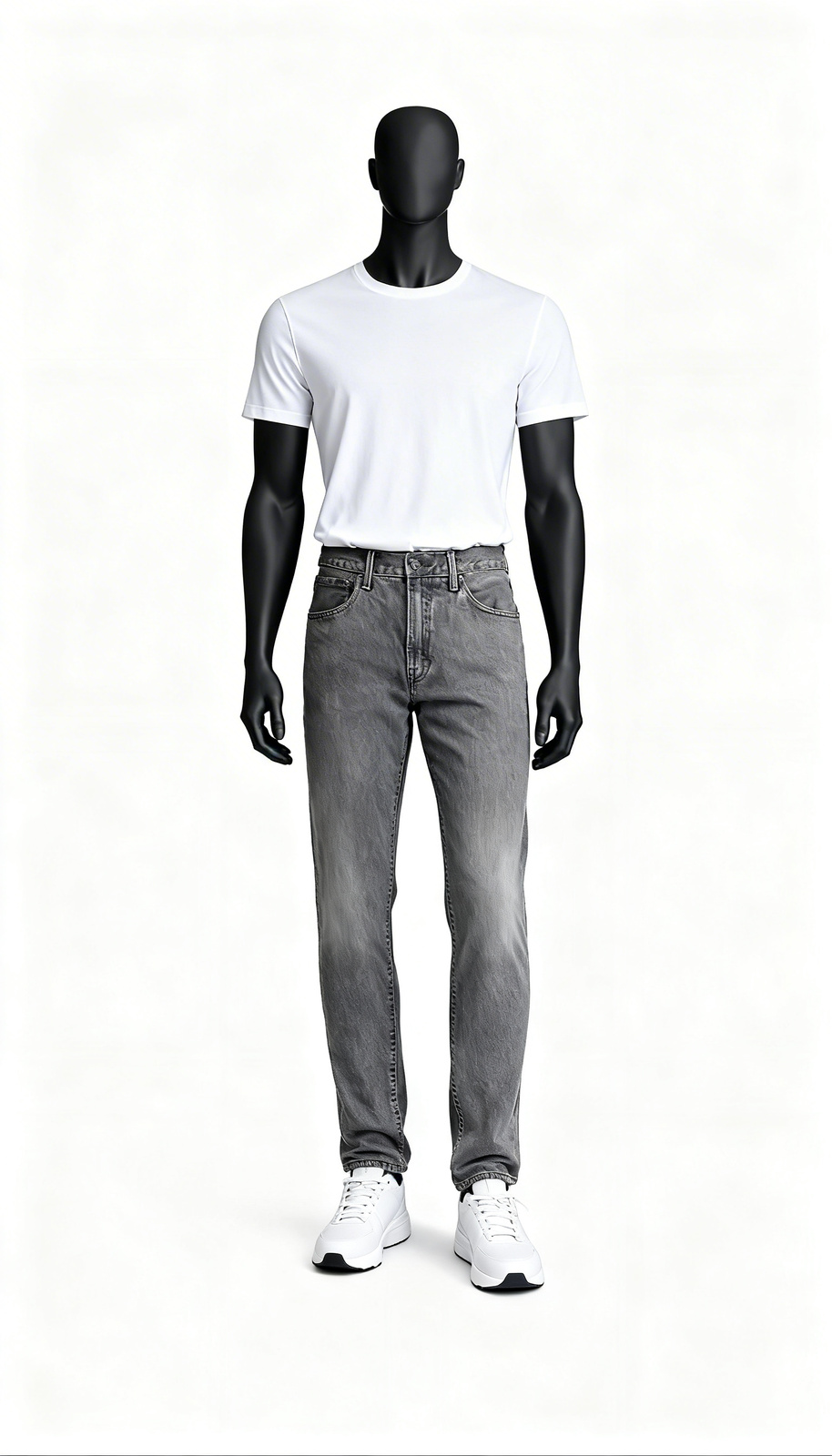 Mid Blue Denim Jeans