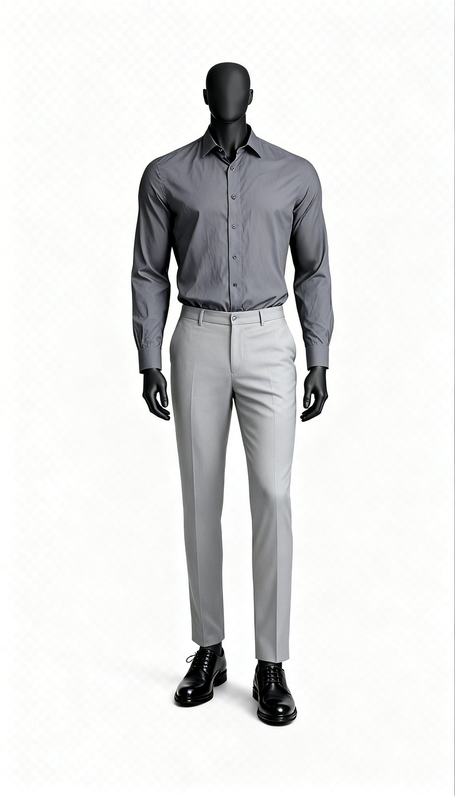 Charcoal Grey Solid Shirt