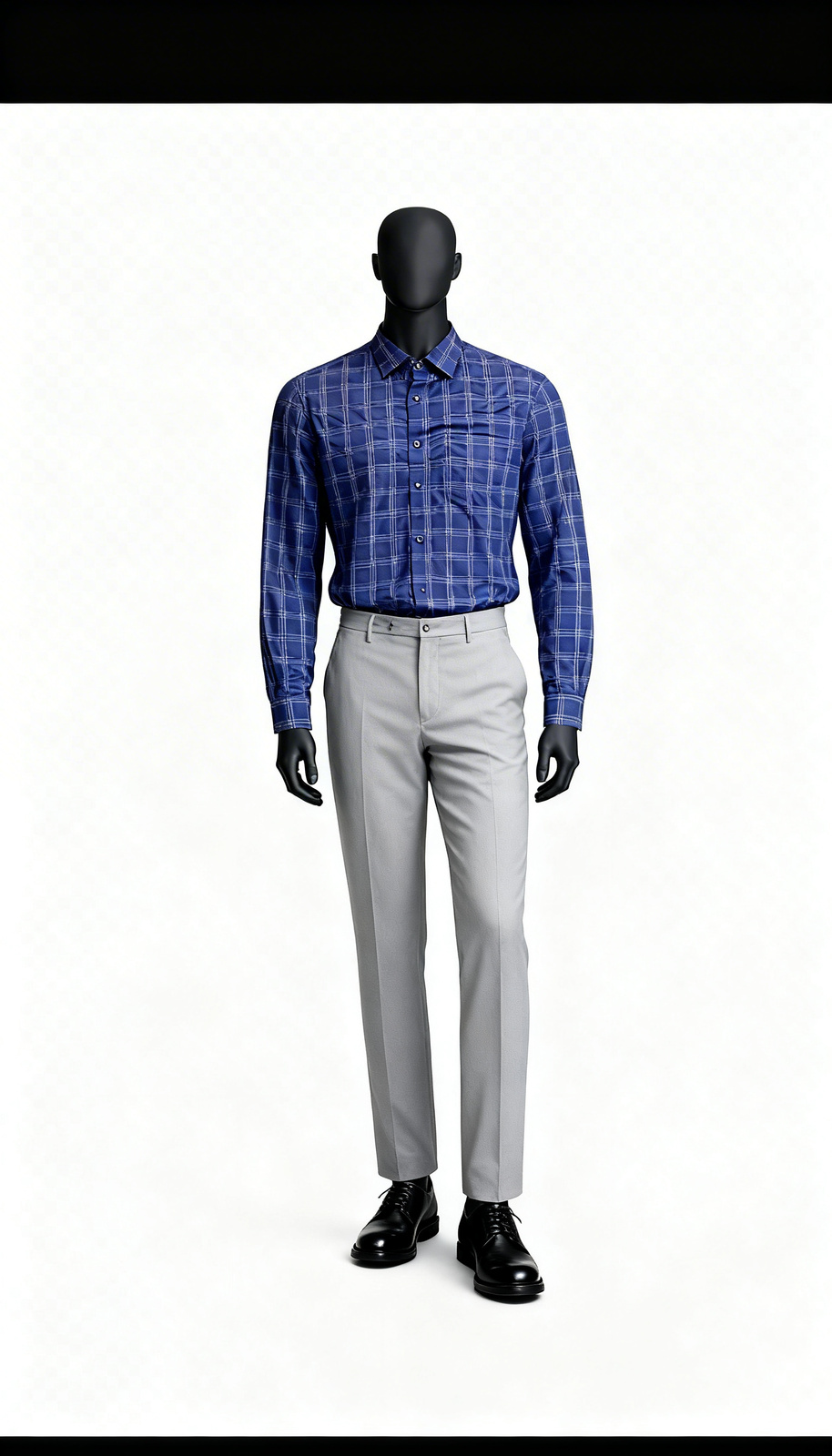 Men’s Blue Check Shirt