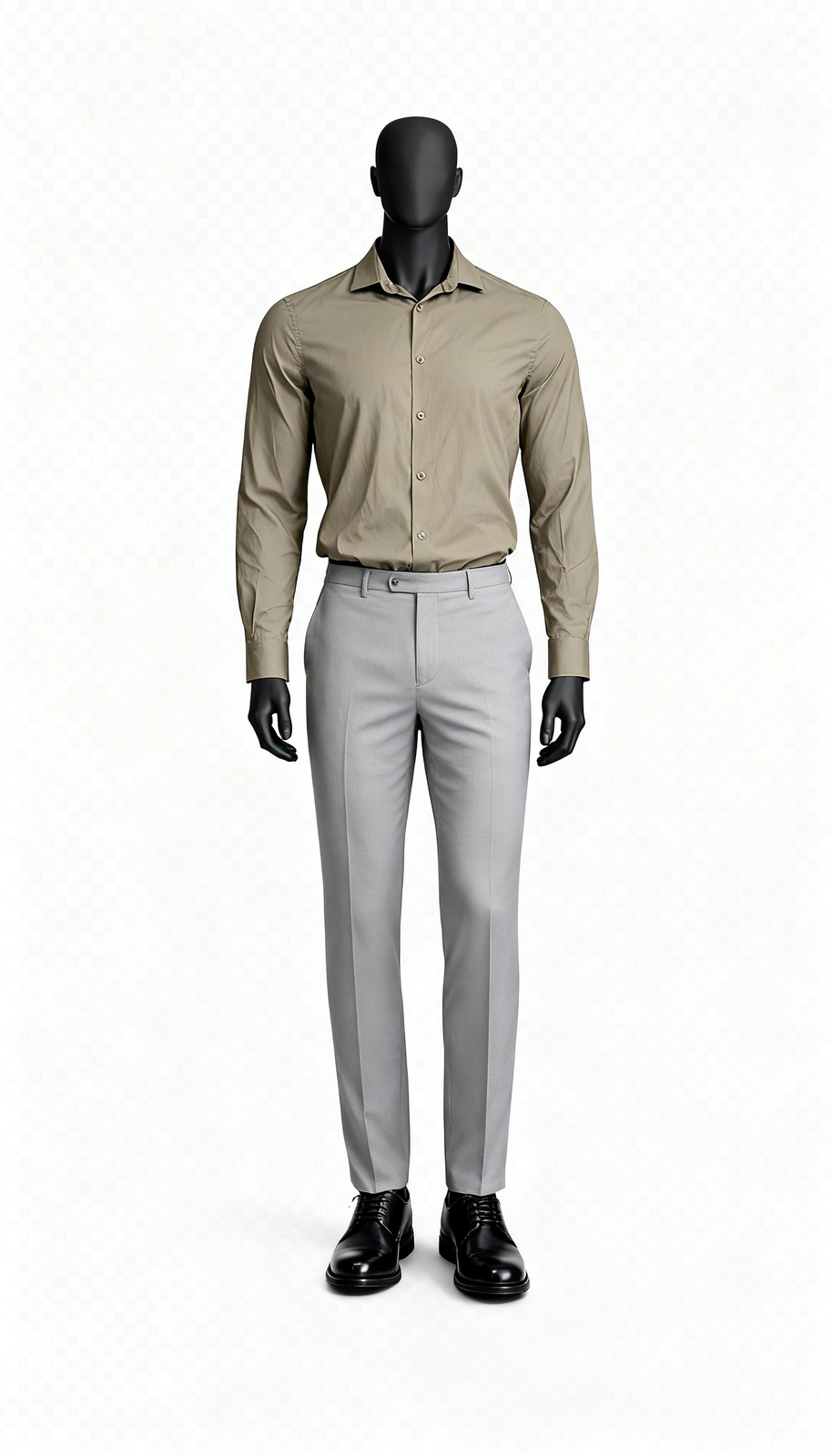 Taupe Solid Shirt