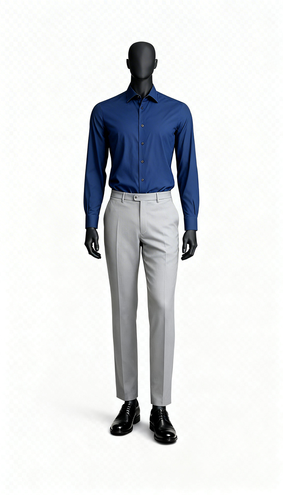 Royal Blue Solid Shirt