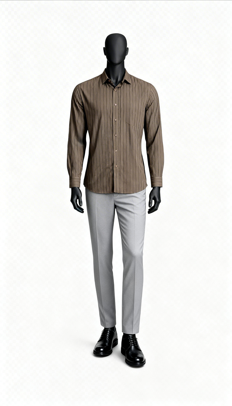 Brown Stripe Shirt