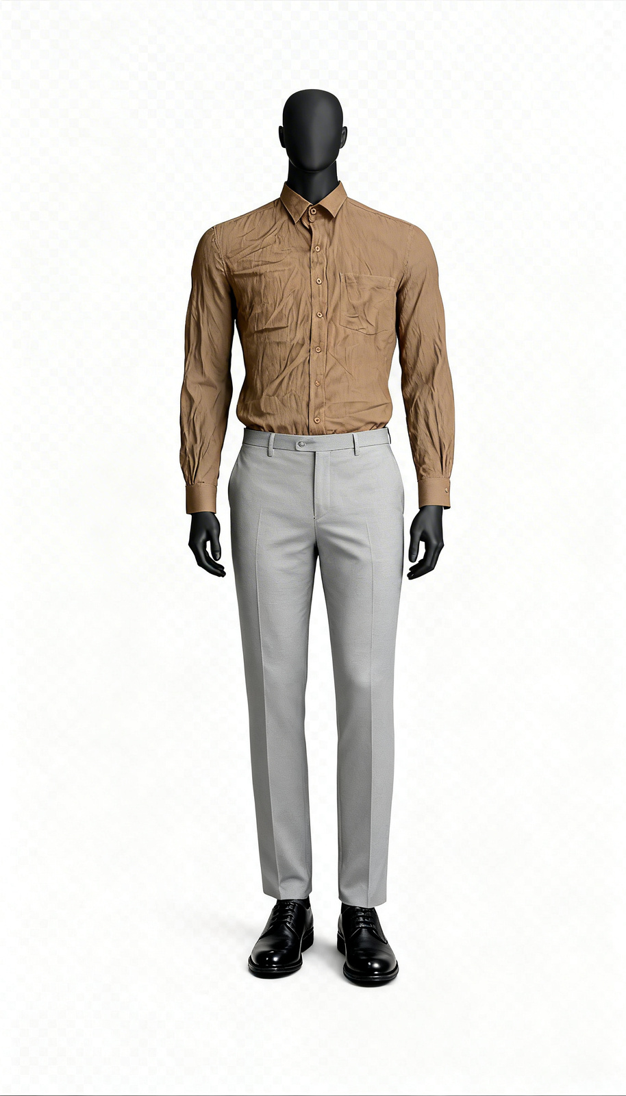 Camel Brown Solid Shirt
