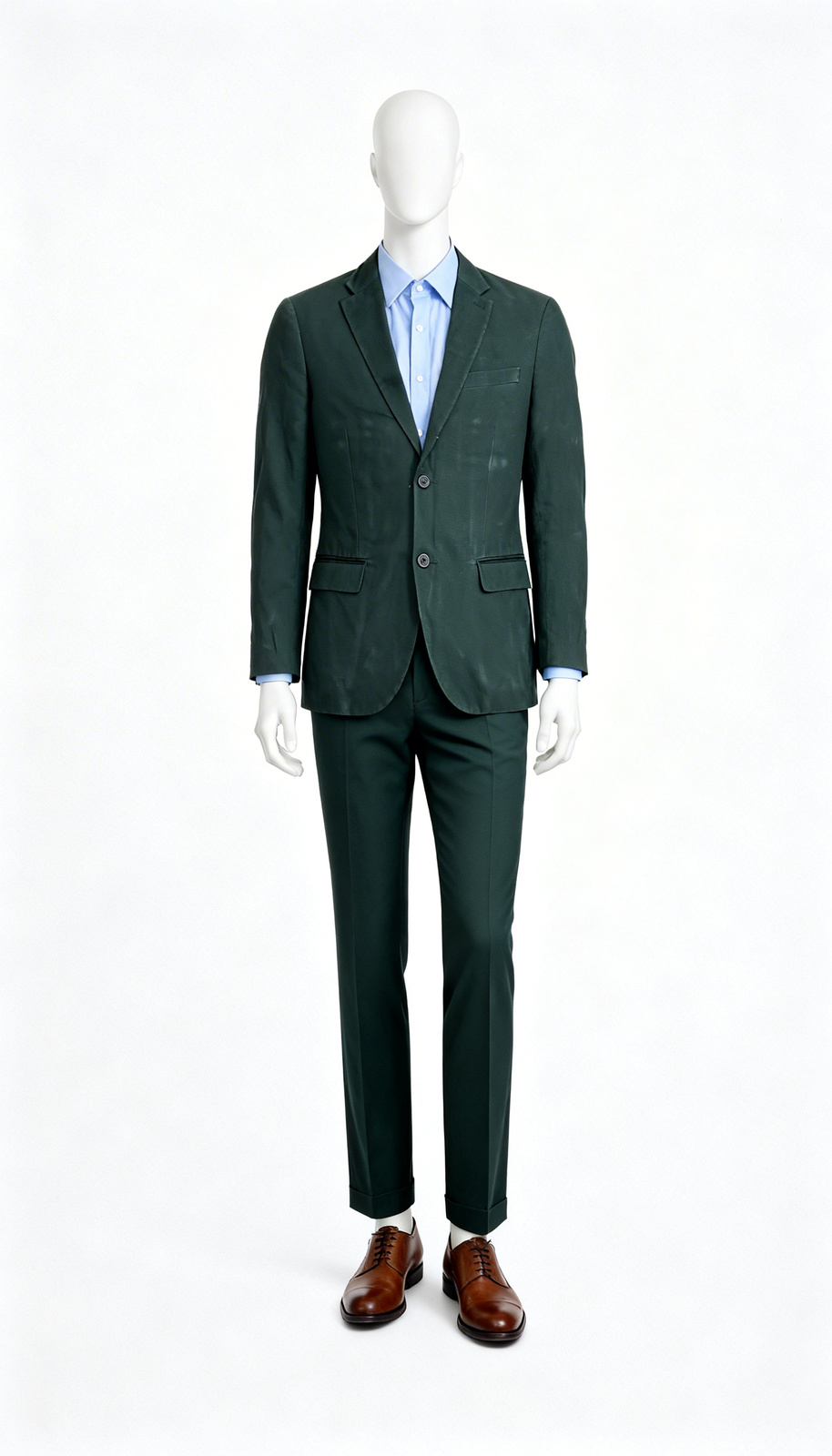 Men Dark Green Formal Blazer